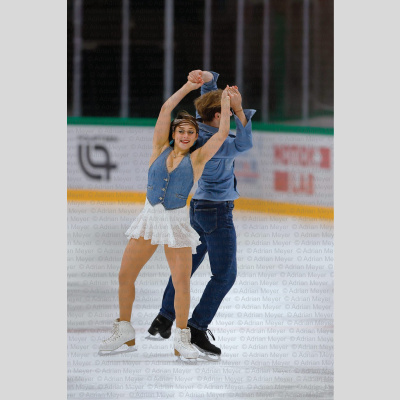 Sophia BUSHELL / Antonio PENA GBR - Ice Dance - Rhythm Dance at Swiss Ice Skating Open 2025