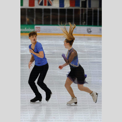 Barbora KLESALOVA / Matej KLESAL CZE - Junior Ice Dance - Rhythm Dance at Swiss Ice Skating Open 2025