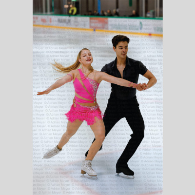 Andrea PSURNA / Elio VALOR GINER ESP - Junior Ice Dance - Rhythm Dance at Swiss Ice Skating Open 2025