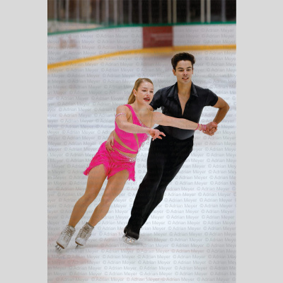 Andrea PSURNA / Elio VALOR GINER ESP - Junior Ice Dance - Rhythm Dance at Swiss Ice Skating Open 2025