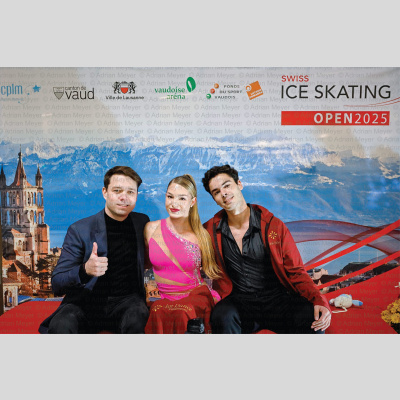 Andrea PSURNA / Elio VALOR GINER ESP - Junior Ice Dance - Rhythm Dance at Swiss Ice Skating Open 2025