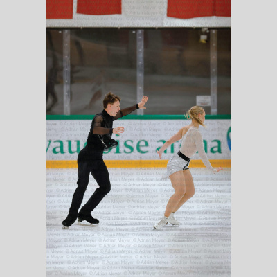 Eliska ZAKOVA / Filip MENCL CZE - Junior Ice Dance - Rhythm Dance at Swiss Ice Skating Open 2025