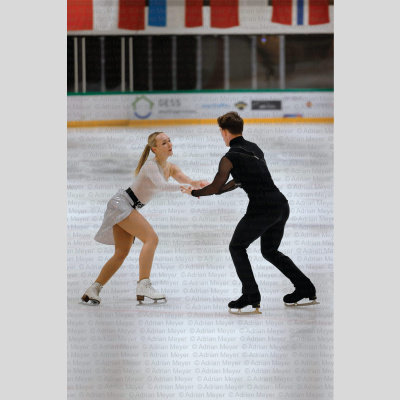 Eliska ZAKOVA / Filip MENCL CZE - Junior Ice Dance - Rhythm Dance at Swiss Ice Skating Open 2025