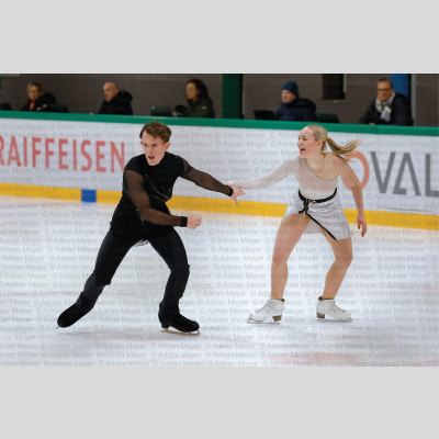 Eliska ZAKOVA / Filip MENCL CZE - Junior Ice Dance - Rhythm Dance at Swiss Ice Skating Open 2025