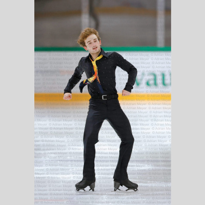 Michelangelo CAPRANO GER - Junior Men - Short Program at Swiss Ice Skating Open 2025