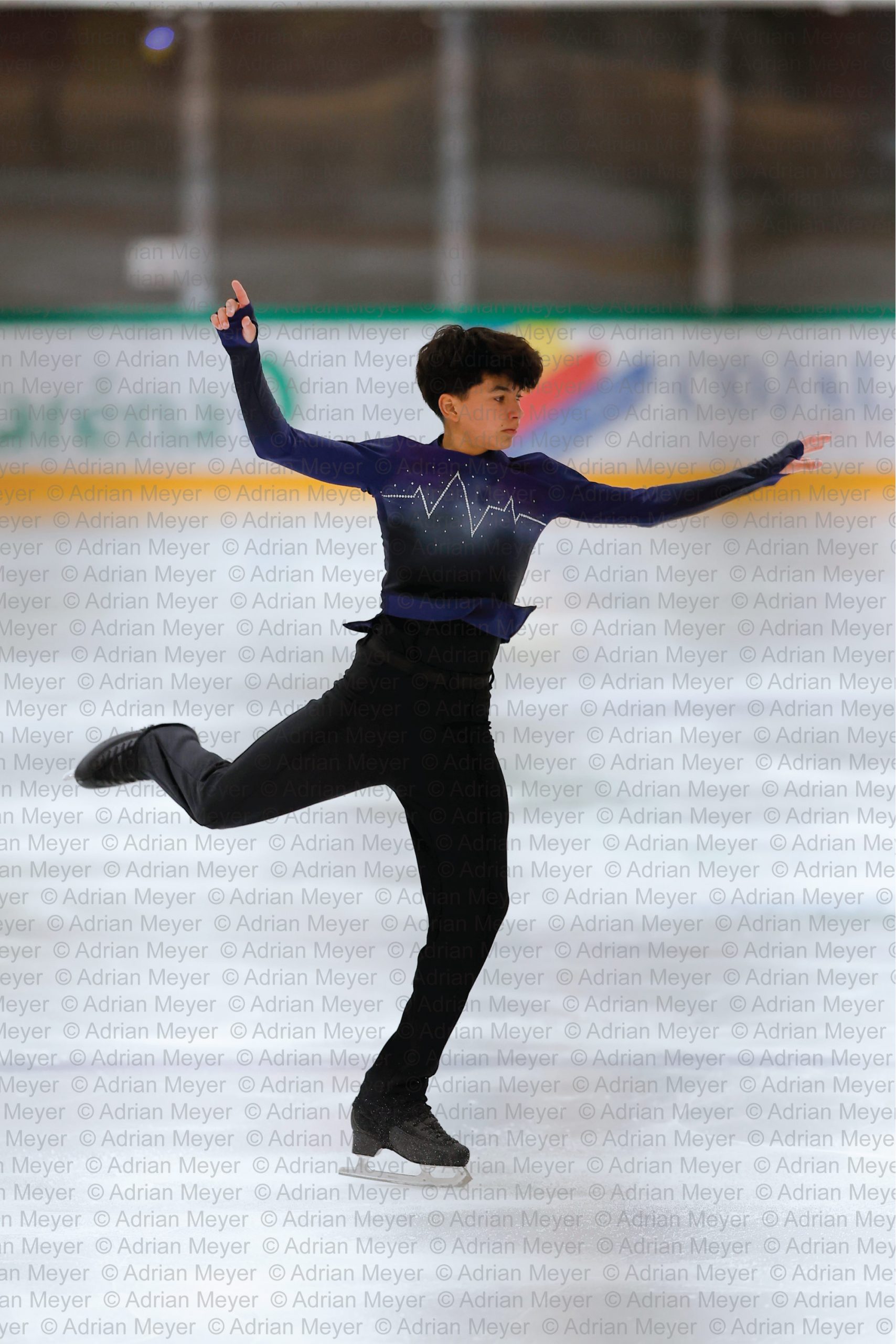 Sandro de ANGELO SUI - Junior Men - Short Program at Swiss Ice Skating Open 2025