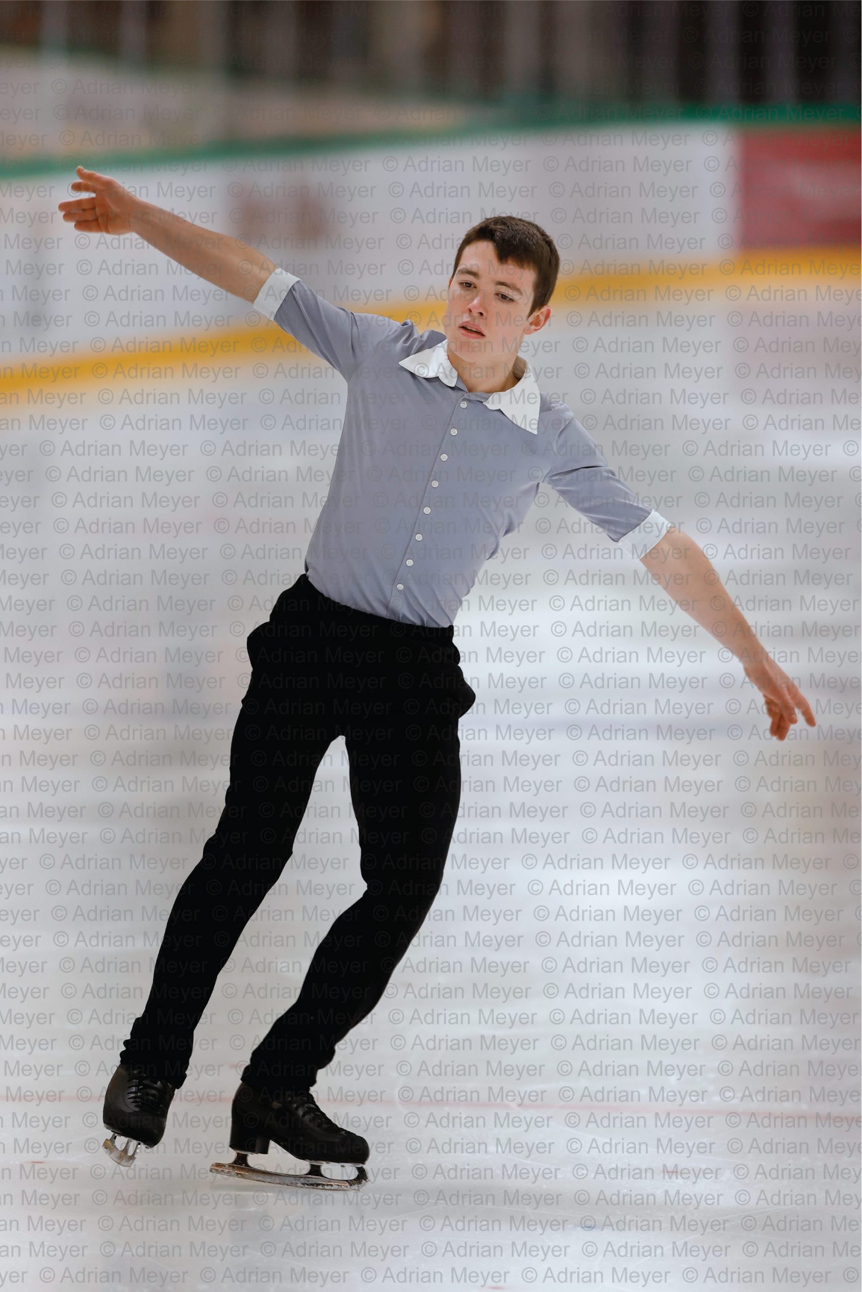 Sylvain RITCHIE FRA - Junior Men - Short Program at Swiss Ice Skating Open 2025