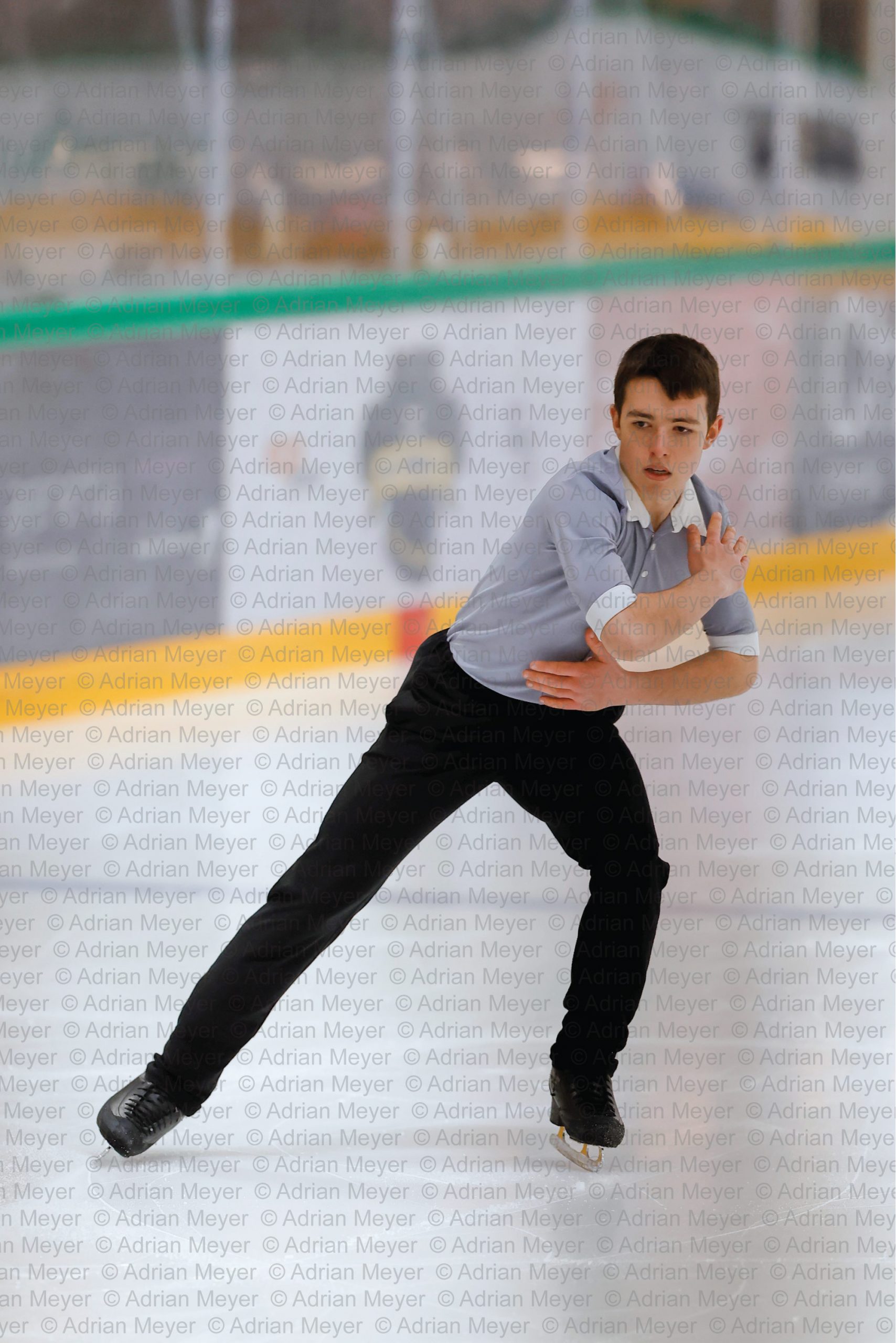 Sylvain RITCHIE FRA - Junior Men - Short Program at Swiss Ice Skating Open 2025