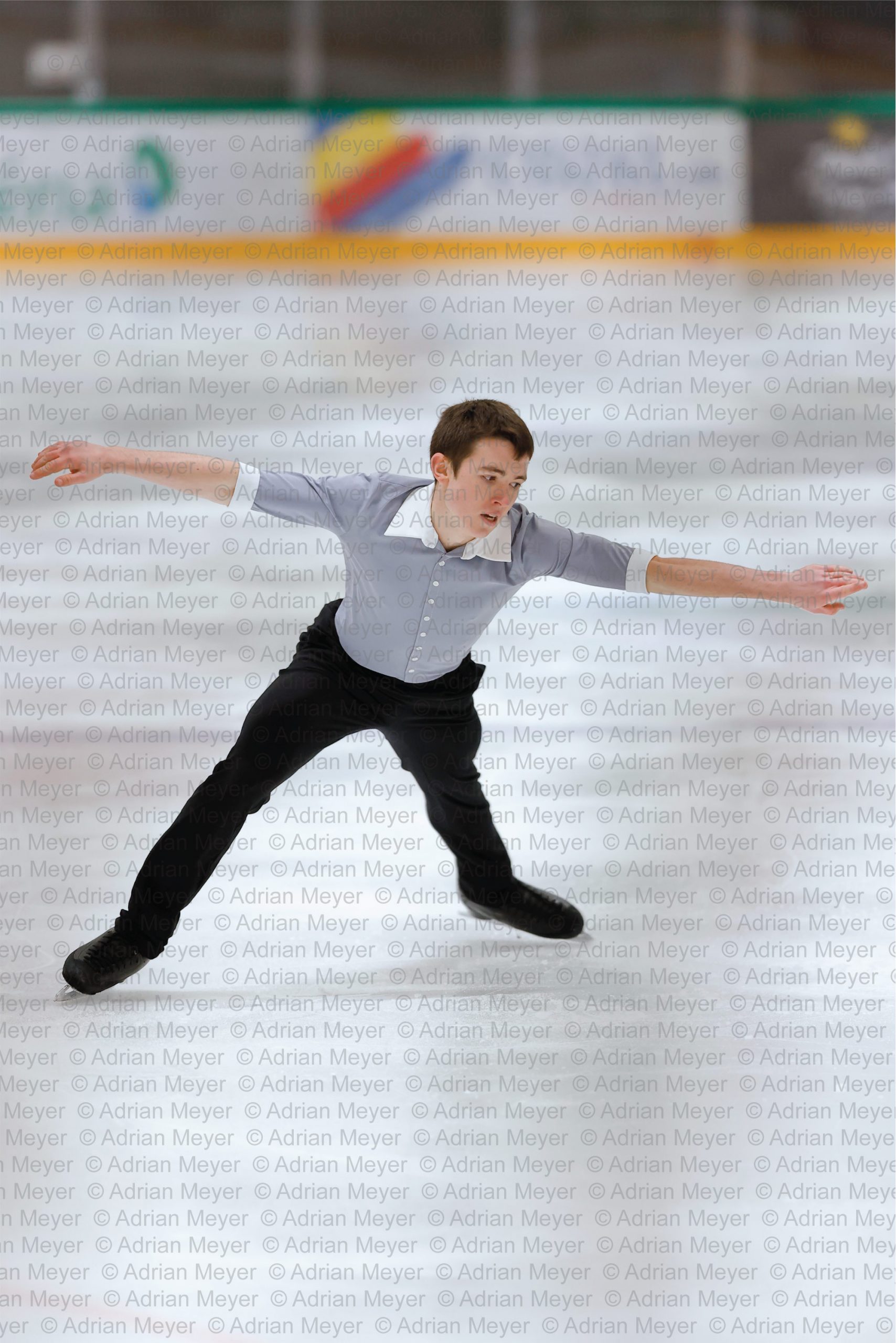 Sylvain RITCHIE FRA - Junior Men - Short Program at Swiss Ice Skating Open 2025