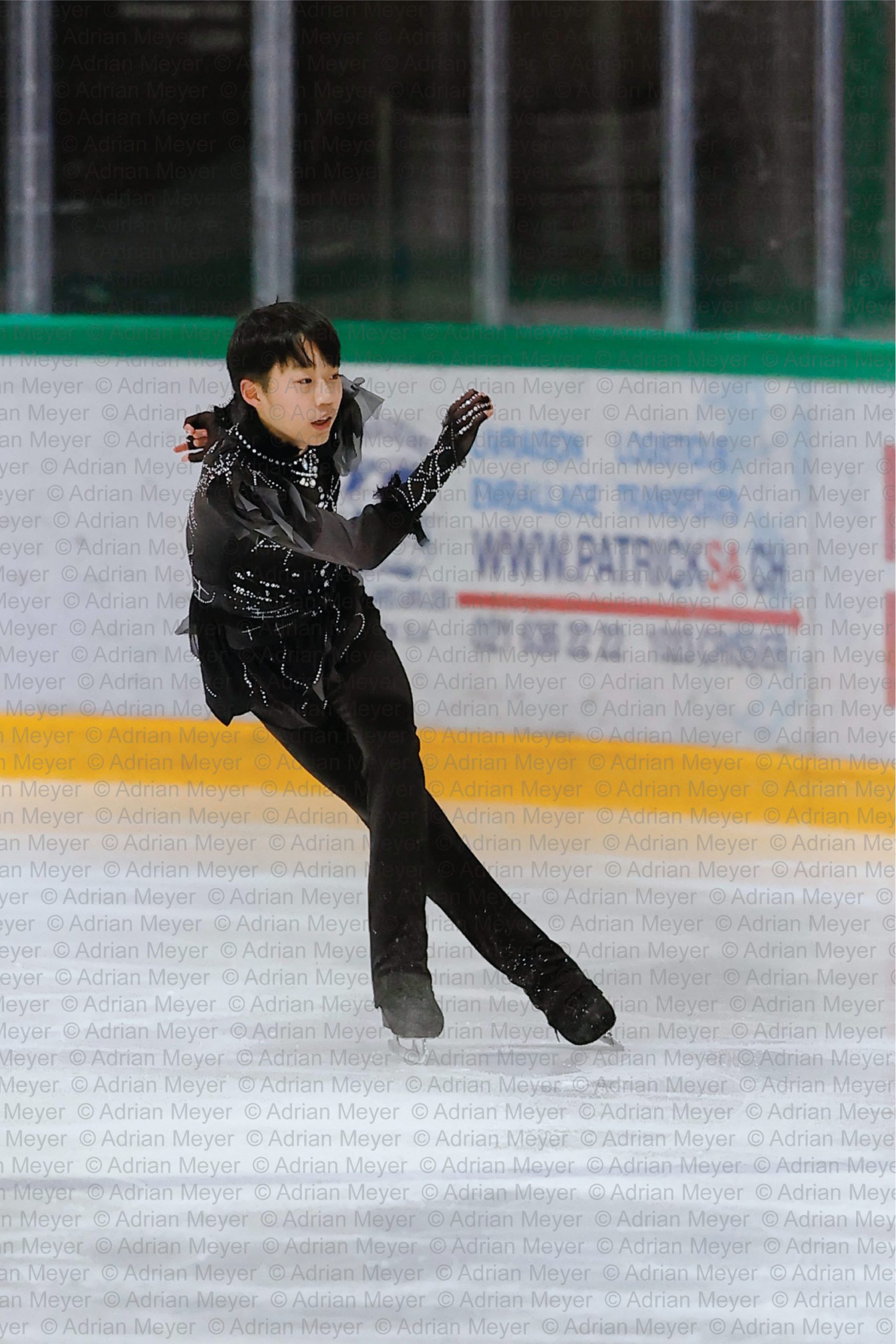 Felix Haoyu ZENG GER - Junior Men - Short Program at Swiss Ice Skating Open 2025