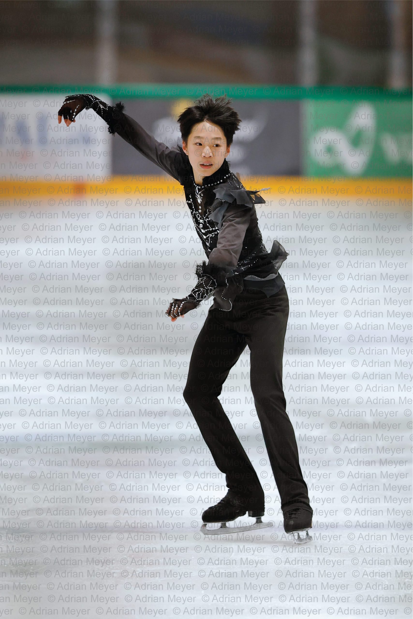 Felix Haoyu ZENG GER - Junior Men - Short Program at Swiss Ice Skating Open 2025