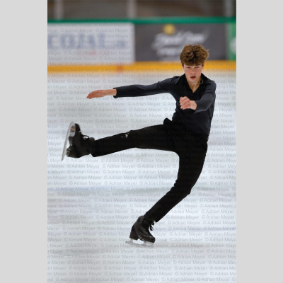 Lenny OLIVIER FRA - Junior Men - Short Program at Swiss Ice Skating Open 2025