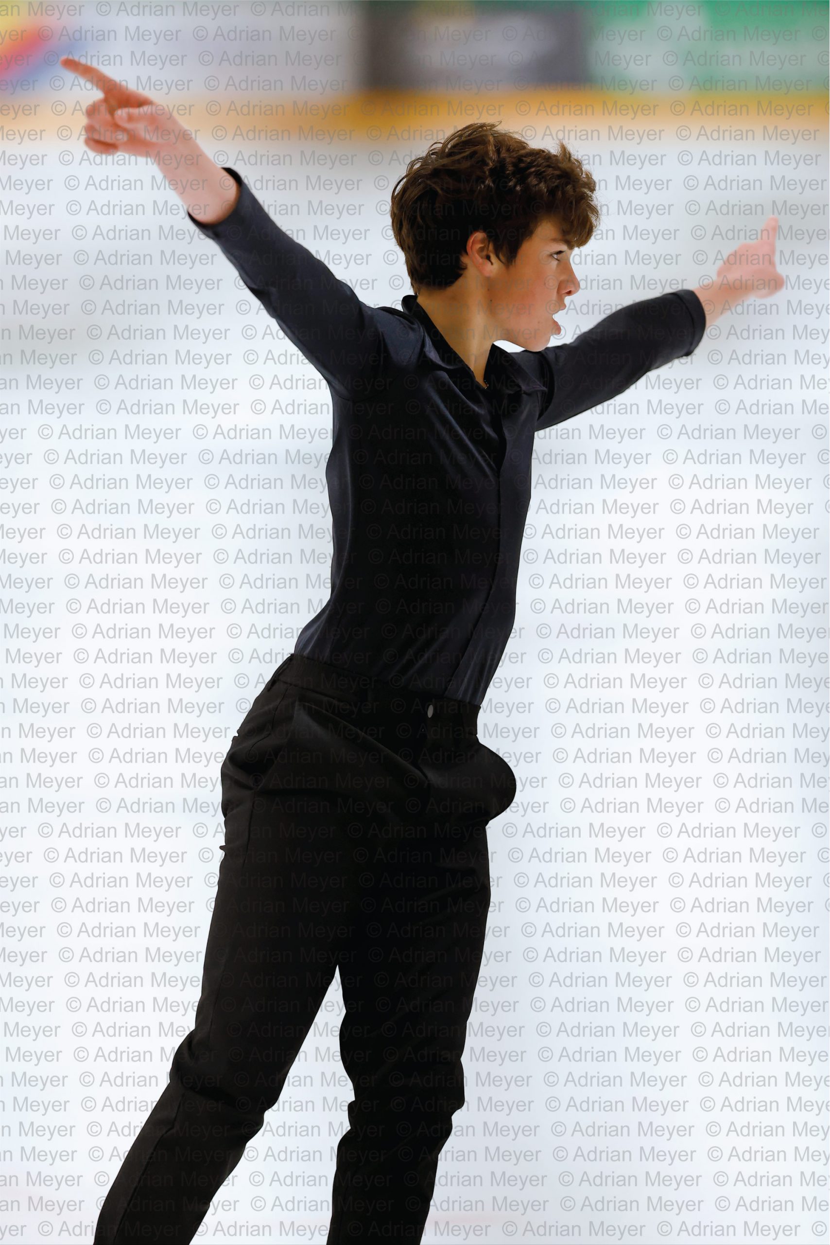 Lenny OLIVIER FRA - Junior Men - Short Program at Swiss Ice Skating Open 2025