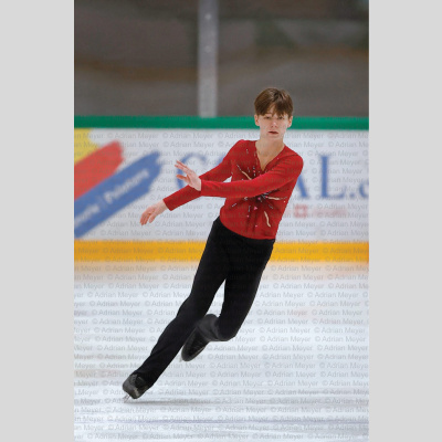 Gion SCHMID SUI - Junior Men - Short Program at Swiss Ice Skating Open 2025