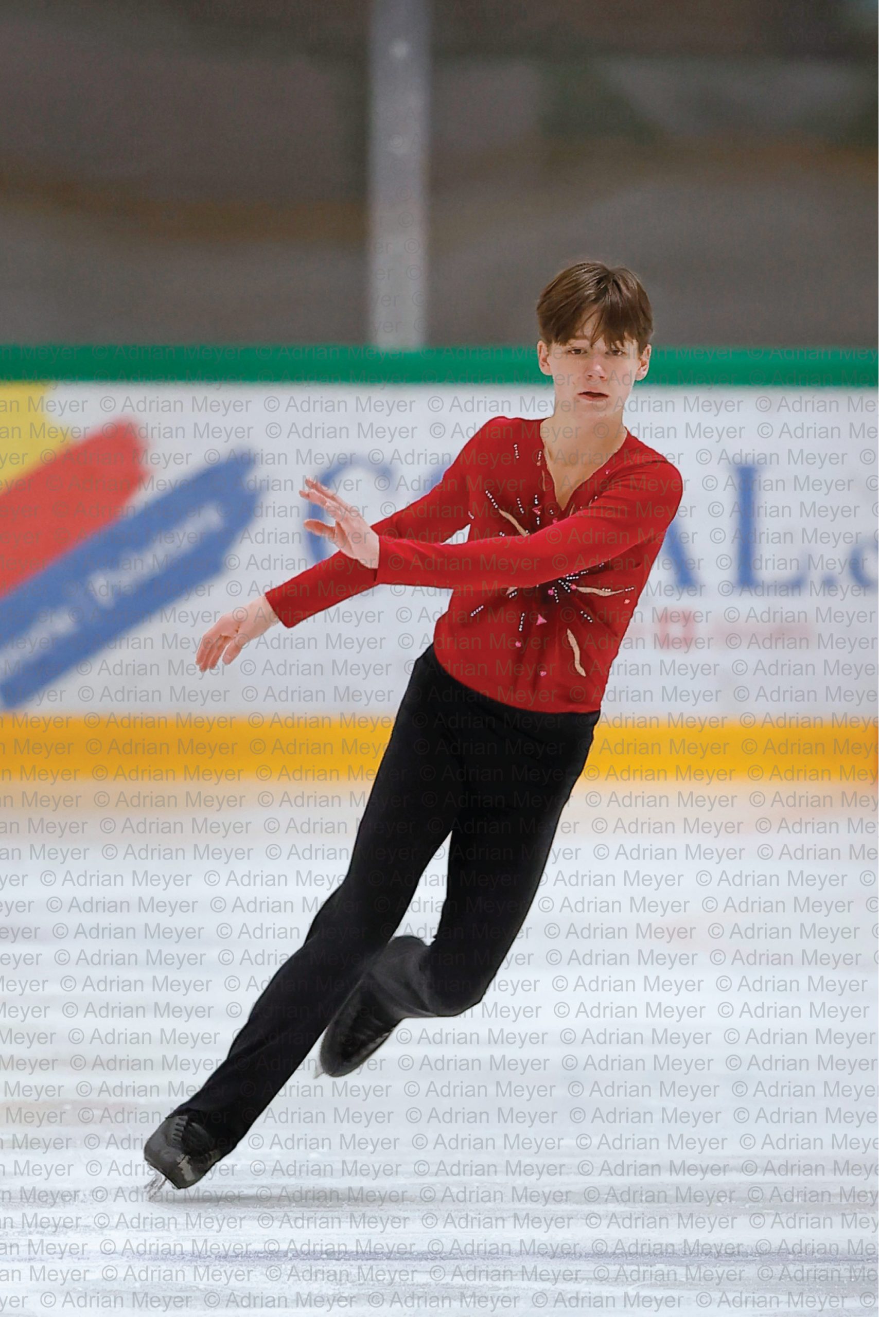 Gion SCHMID SUI - Junior Men - Short Program at Swiss Ice Skating Open 2025