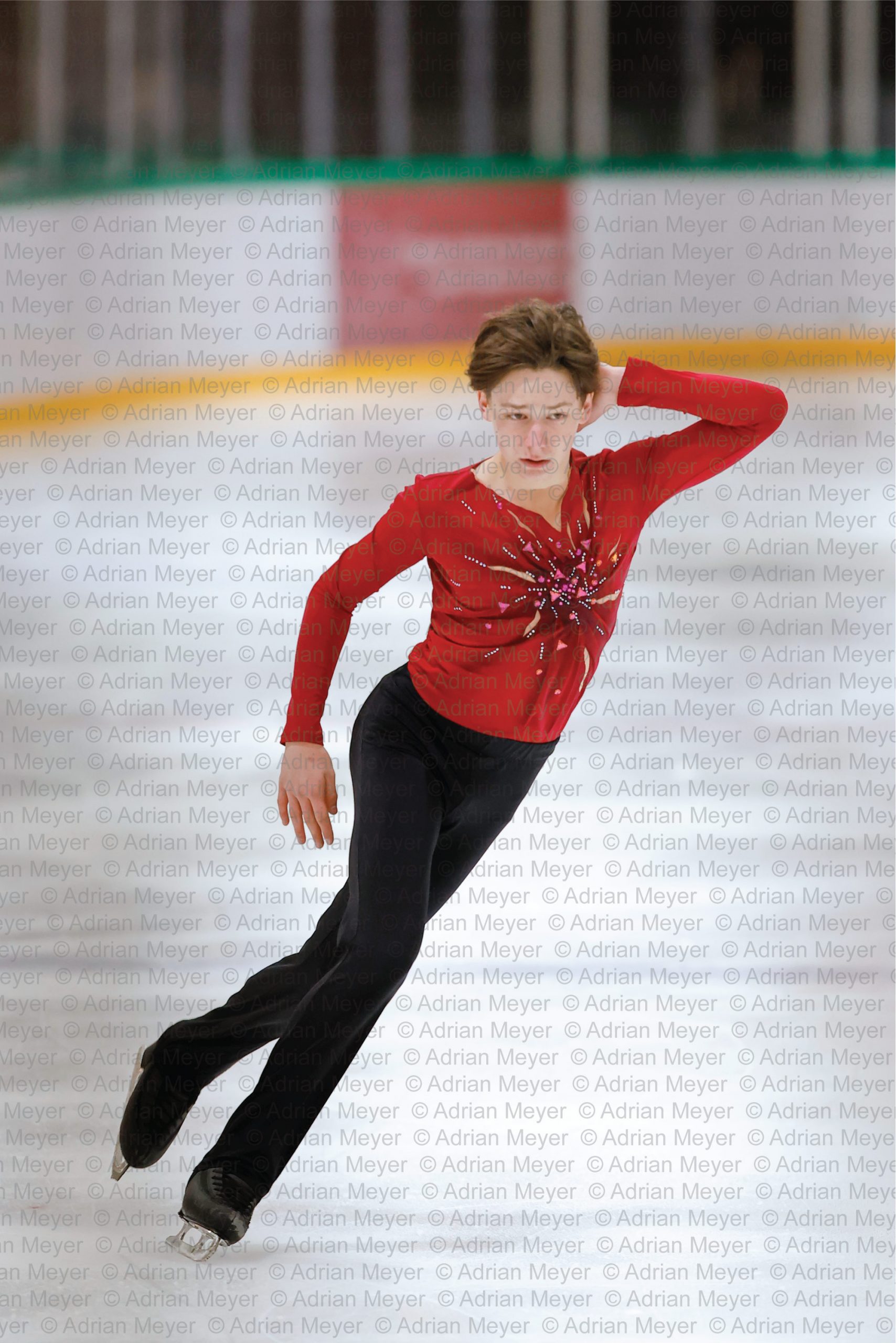 Gion SCHMID SUI - Junior Men - Short Program at Swiss Ice Skating Open 2025