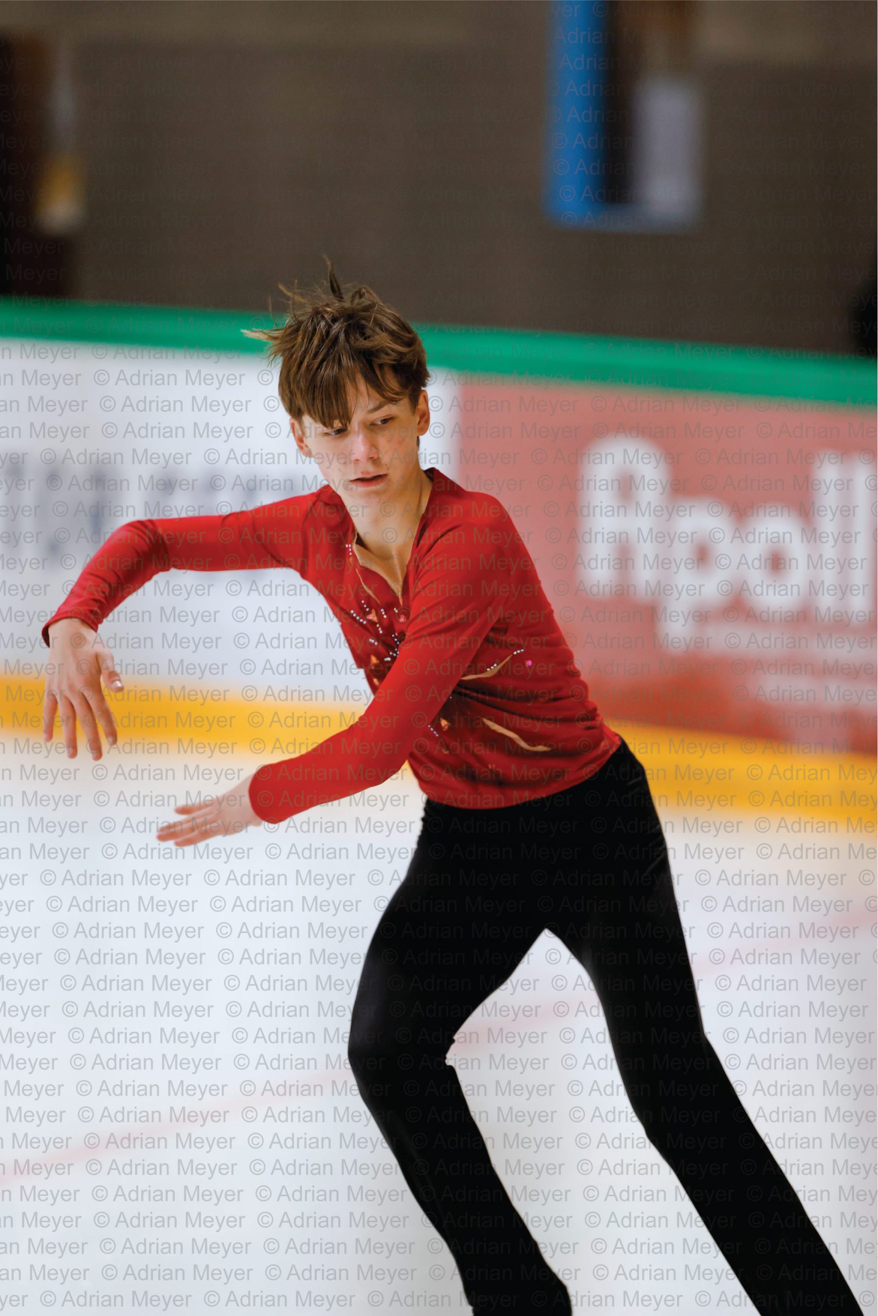 Gion SCHMID SUI - Junior Men - Short Program at Swiss Ice Skating Open 2025