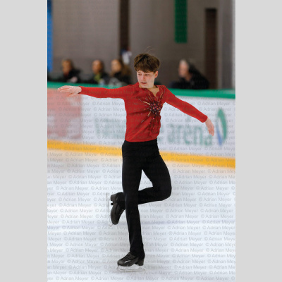 Gion SCHMID SUI - Junior Men - Short Program at Swiss Ice Skating Open 2025