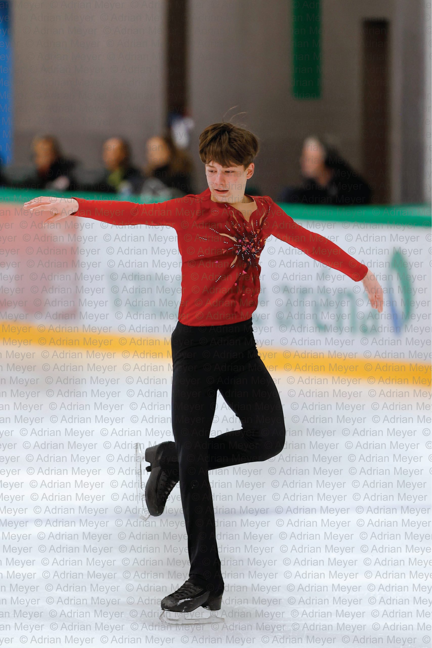 Gion SCHMID SUI - Junior Men - Short Program at Swiss Ice Skating Open 2025