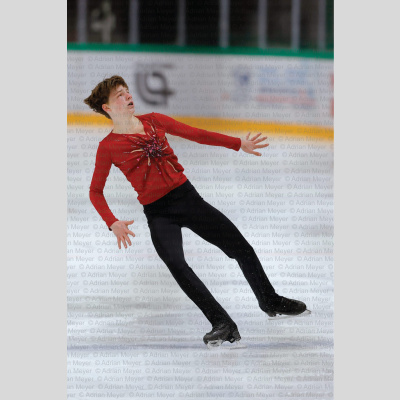 Gion SCHMID SUI - Junior Men - Short Program at Swiss Ice Skating Open 2025