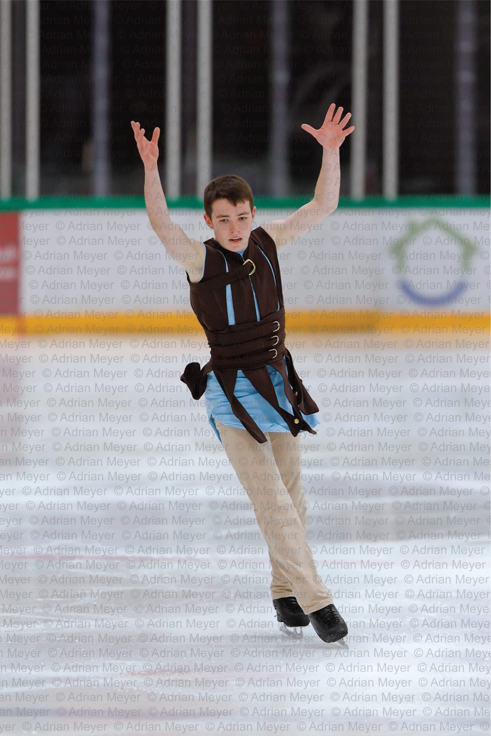 Sylvain RITCHIE FRA - Junior Men - Free Skate at Swiss Ice Skating Open 2025