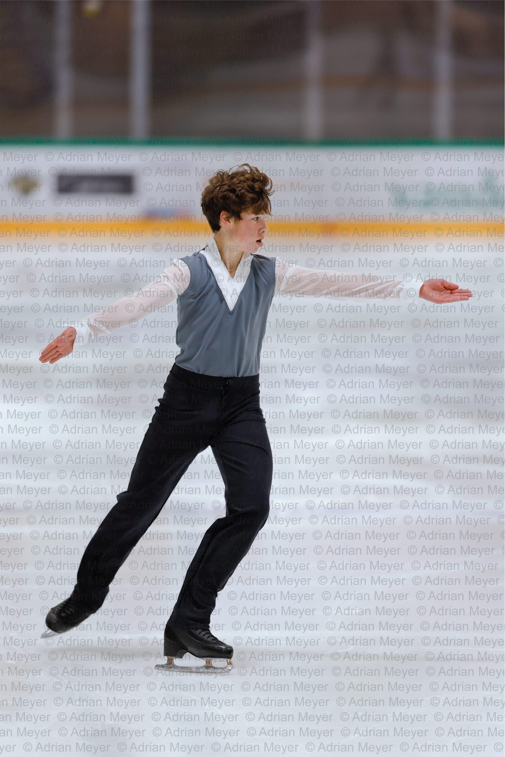 Lenny OLIVIER FRA - Junior Men - Free Skate at Swiss Ice Skating Open 2025