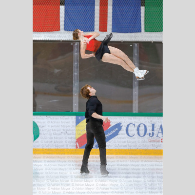 Paola JURISIC / Michail SAVENKOV AUT - Junior Pairs - Free Skate at Swiss Ice Skating Open 2025