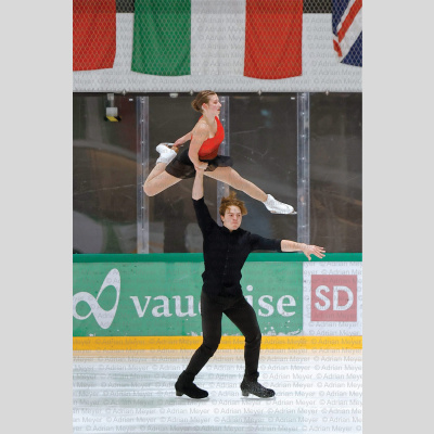 Paola JURISIC / Michail SAVENKOV AUT - Junior Pairs - Free Skate at Swiss Ice Skating Open 2025