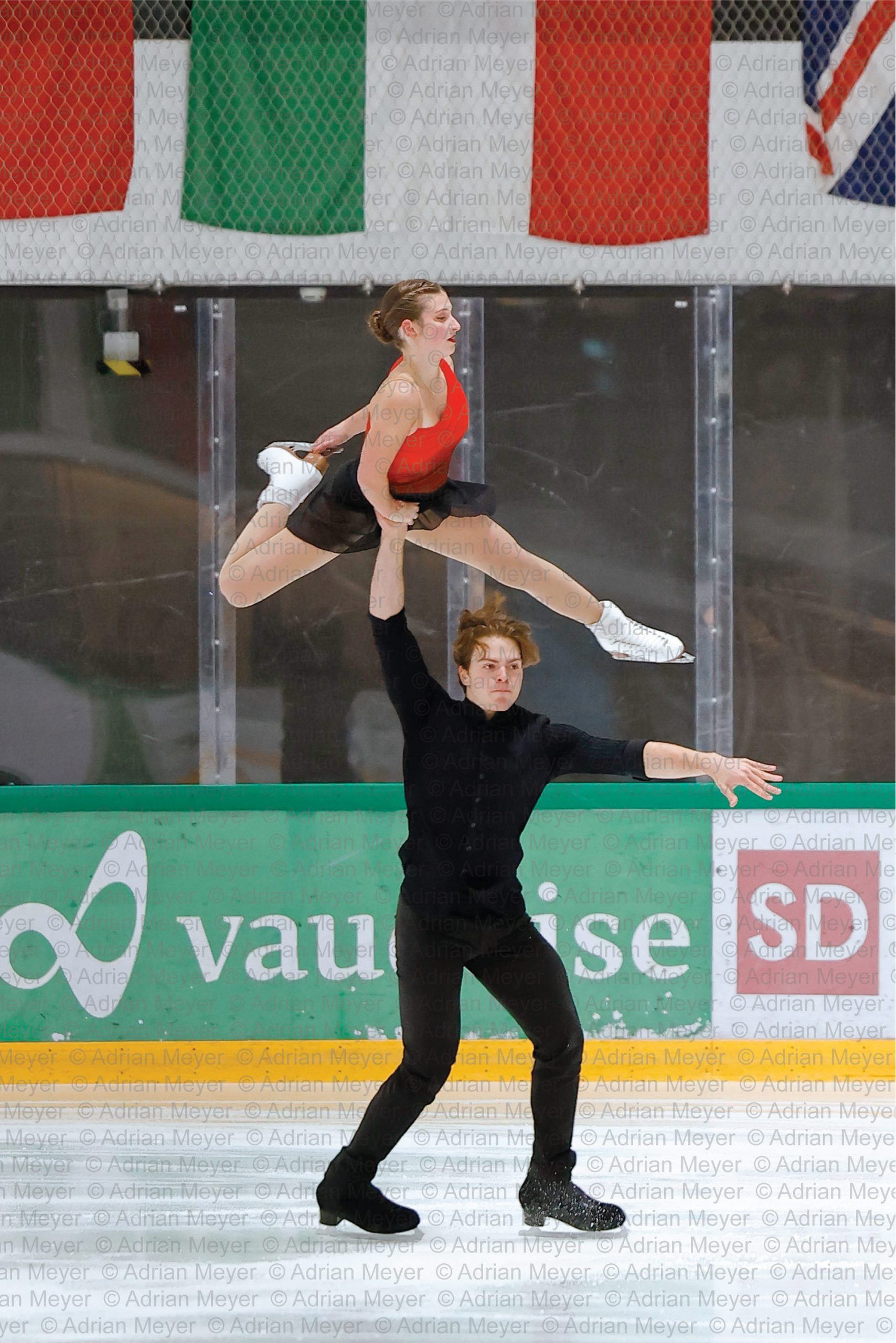 Paola JURISIC / Michail SAVENKOV AUT - Junior Pairs - Free Skate at Swiss Ice Skating Open 2025