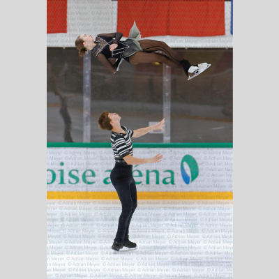 Laura HECKOVA / Alex VALKY SVK - Junior Pairs - Free Skate at Swiss Ice Skating Open 2025