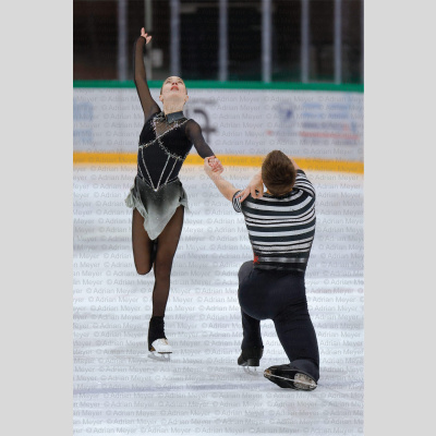 Laura HECKOVA / Alex VALKY SVK - Junior Pairs - Free Skate at Swiss Ice Skating Open 2025