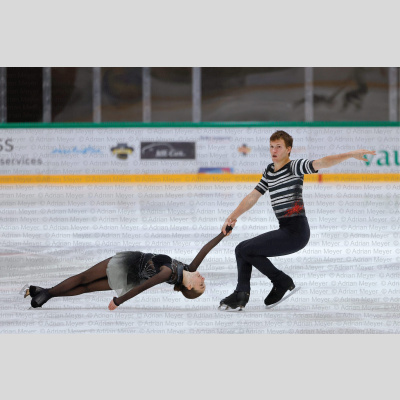 Laura HECKOVA / Alex VALKY SVK - Junior Pairs - Free Skate at Swiss Ice Skating Open 2025