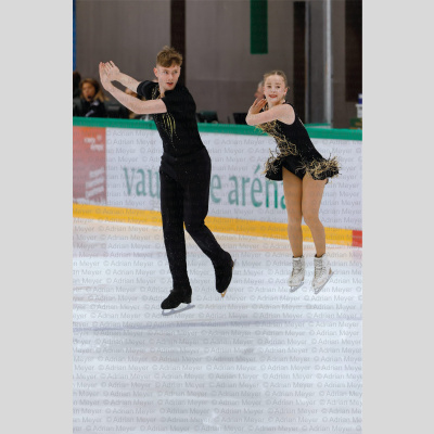 Zarah WOOD / Alex LAPSKY GBR - Junior Pairs - Free Skate at Swiss Ice Skating Open 2025