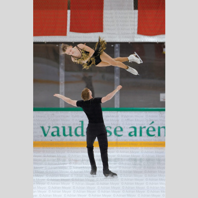 Zarah WOOD / Alex LAPSKY GBR - Junior Pairs - Free Skate at Swiss Ice Skating Open 2025