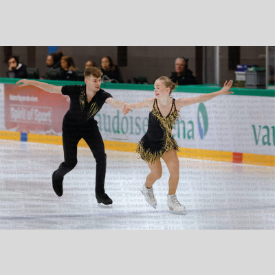 Zarah WOOD / Alex LAPSKY GBR - Junior Pairs - Free Skate at Swiss Ice Skating Open 2025