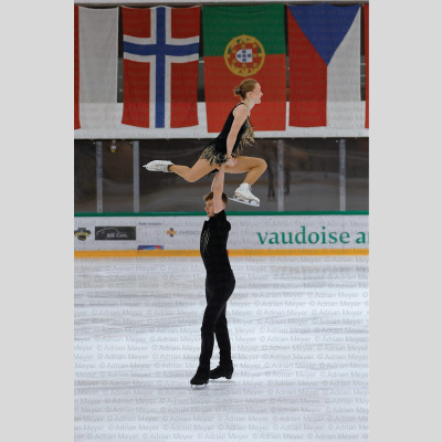 Zarah WOOD / Alex LAPSKY GBR - Junior Pairs - Free Skate at Swiss Ice Skating Open 2025