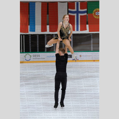 Zarah WOOD / Alex LAPSKY GBR - Junior Pairs - Free Skate at Swiss Ice Skating Open 2025