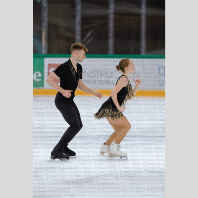 Zarah WOOD / Alex LAPSKY GBR - Junior Pairs - Free Skate at Swiss Ice Skating Open 2025