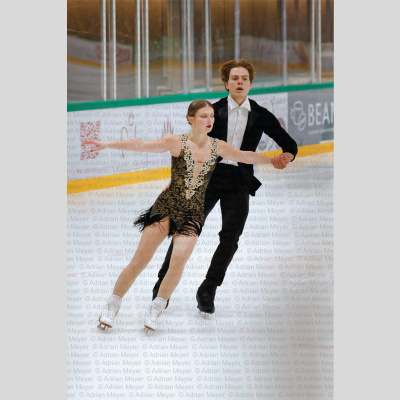 Paola JURISIC / Michail SAVENKOV AUT - Junior Pairs - Free Skate at Swiss Ice Skating Open 2025