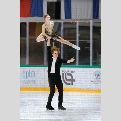 Paola JURISIC / Michail SAVENKOV AUT - Junior Pairs - Free Skate at Swiss Ice Skating Open 2025