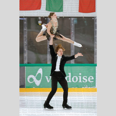 Paola JURISIC / Michail SAVENKOV AUT - Junior Pairs - Free Skate at Swiss Ice Skating Open 2025