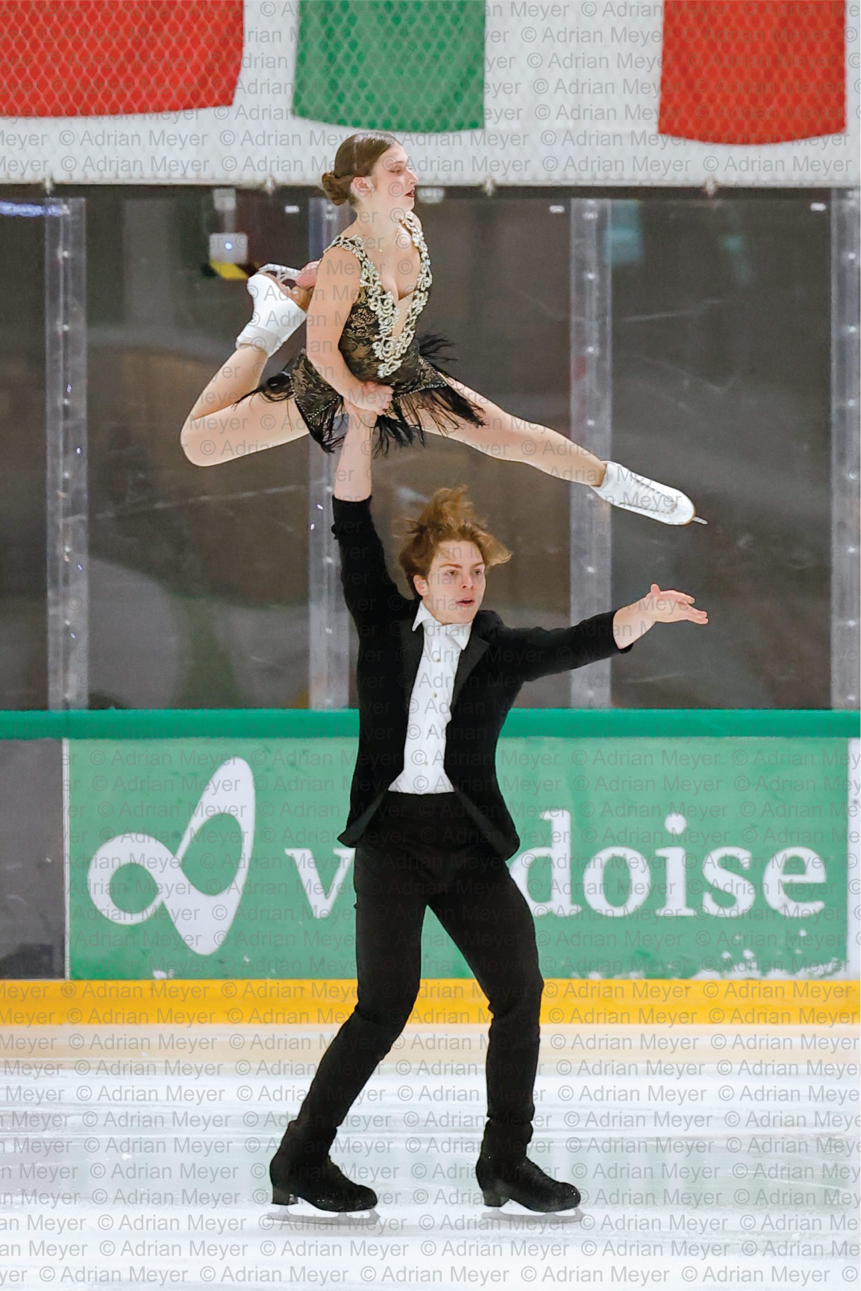Paola JURISIC / Michail SAVENKOV AUT - Junior Pairs - Free Skate at Swiss Ice Skating Open 2025