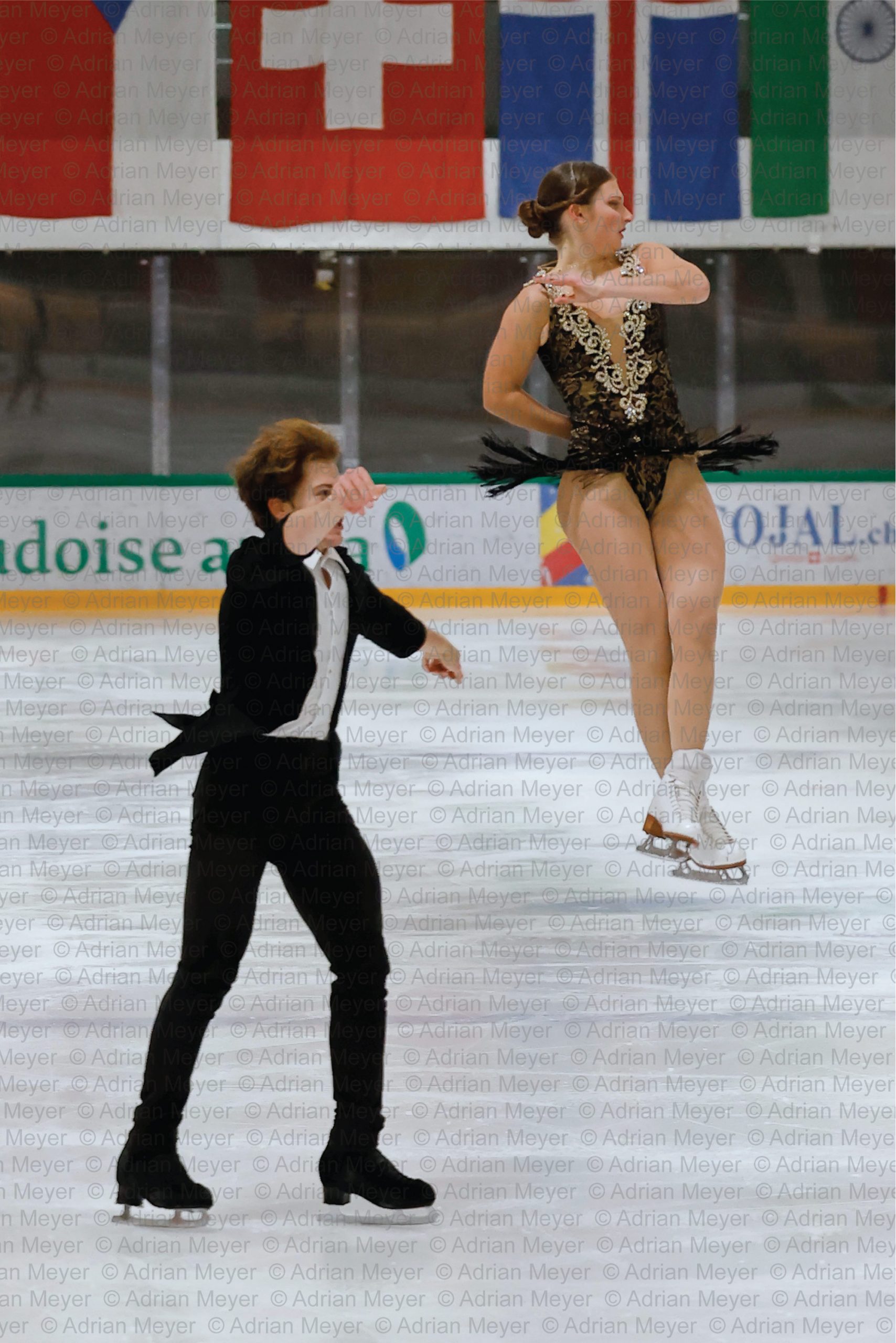 Paola JURISIC / Michail SAVENKOV AUT - Junior Pairs - Free Skate at Swiss Ice Skating Open 2025
