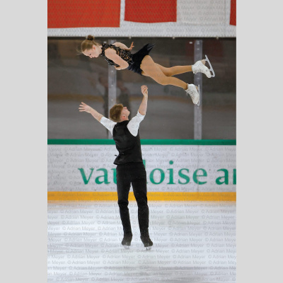 Zarah WOOD / Alex LAPSKY GBR - Junior Pairs - Free Skate at Swiss Ice Skating Open 2025