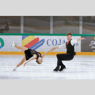 Zarah WOOD / Alex LAPSKY GBR - Junior Pairs - Free Skate at Swiss Ice Skating Open 2025