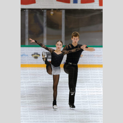 Laura HECKOVA / Alex VALKY SVK - Junior Pairs - Free Skate at Swiss Ice Skating Open 2025