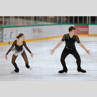 Laura HECKOVA / Alex VALKY SVK - Junior Pairs - Free Skate at Swiss Ice Skating Open 2025