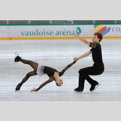 Laura HECKOVA / Alex VALKY SVK - Junior Pairs - Free Skate at Swiss Ice Skating Open 2025