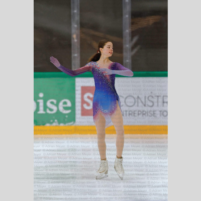 Leyli AKHUNDOVA AZE - Junior Women - Short Program at Swiss Ice Skating Open 2025