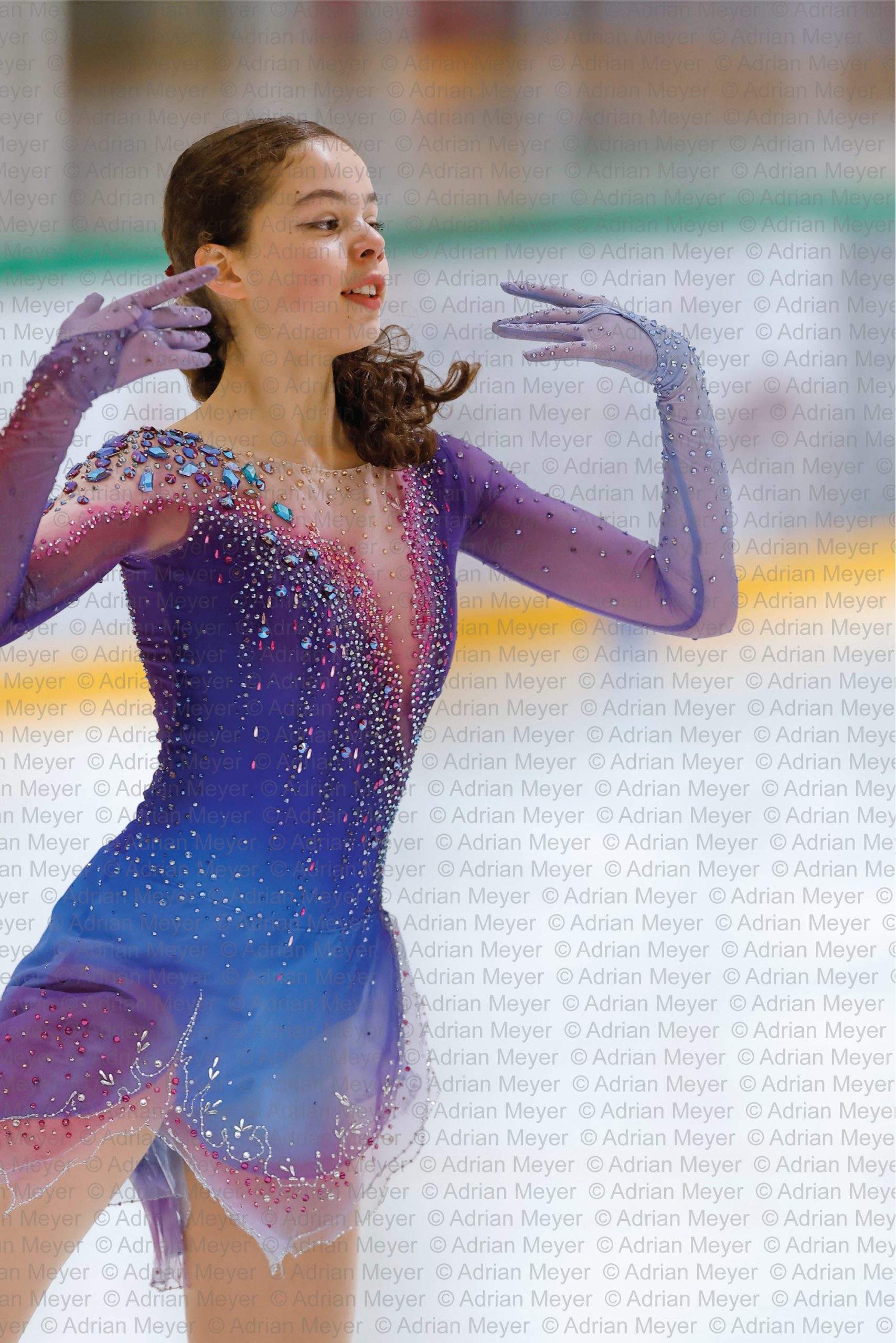 Leyli AKHUNDOVA AZE - Junior Women - Short Program at Swiss Ice Skating Open 2025